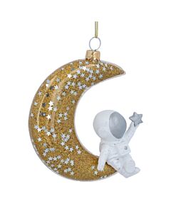 Gisela Graham - Glass Moon with Spaceman